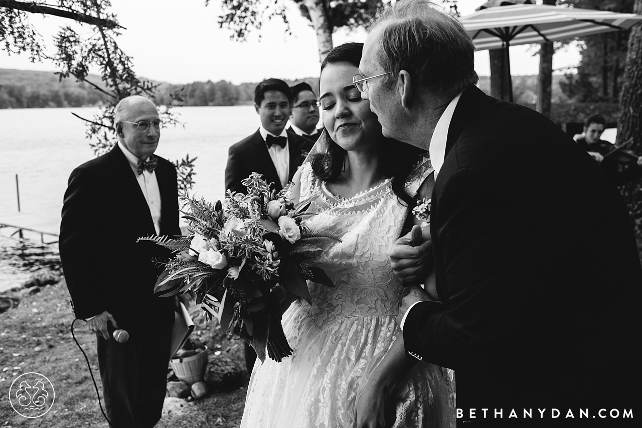 Maine Lake Cabin Wedding