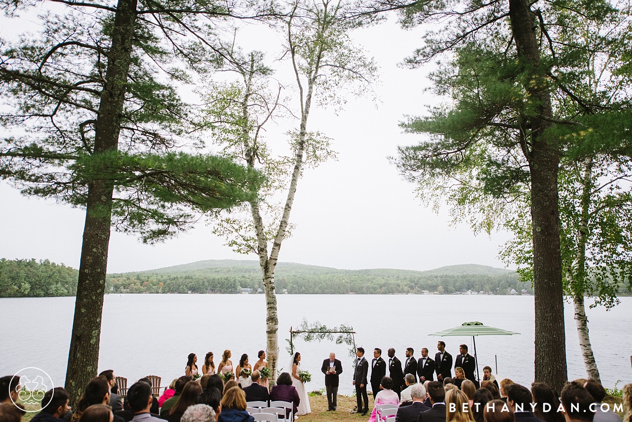 Maine Lake Cabin Wedding