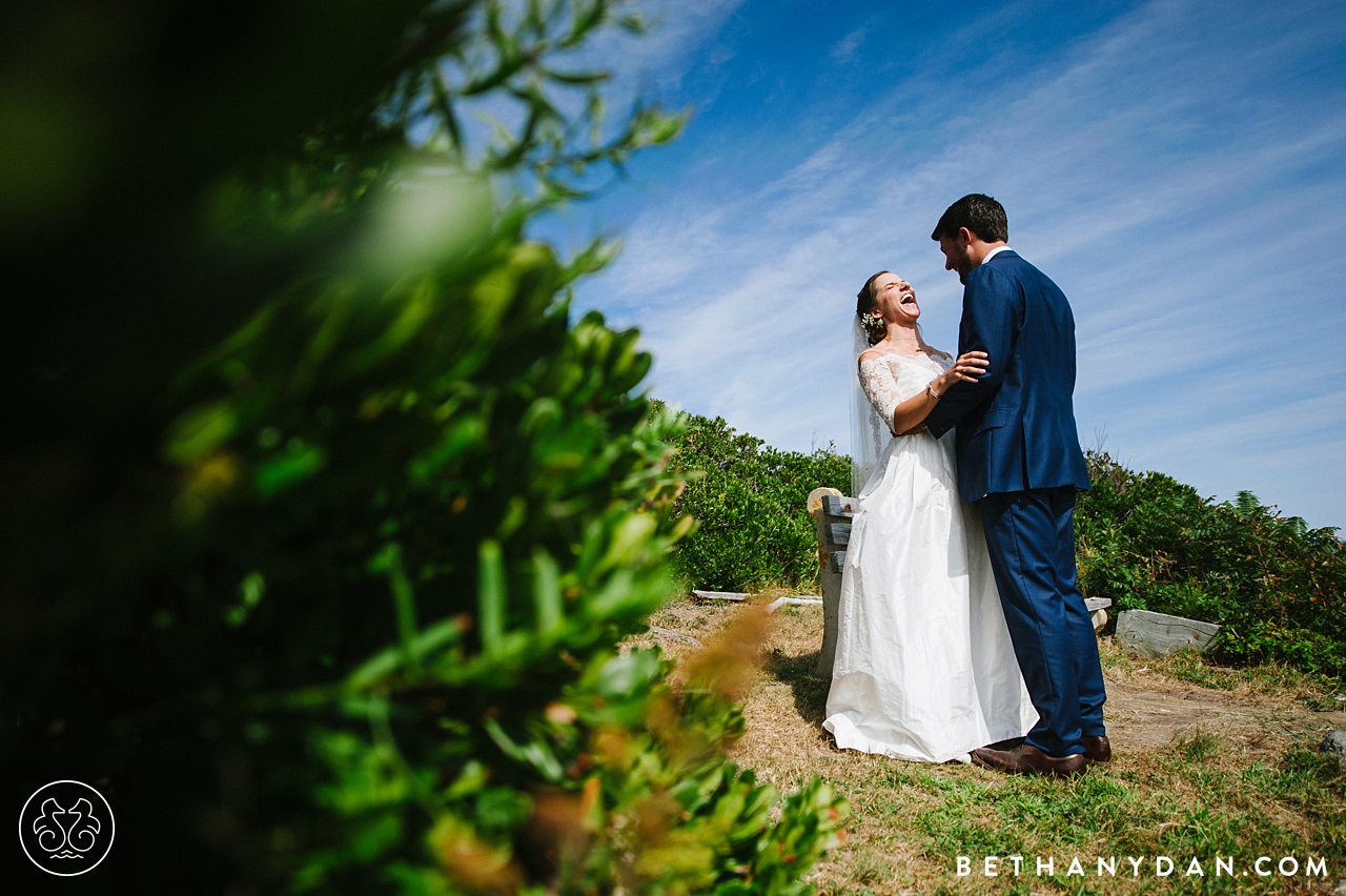 Orrs Island Maine Private Property Wedding