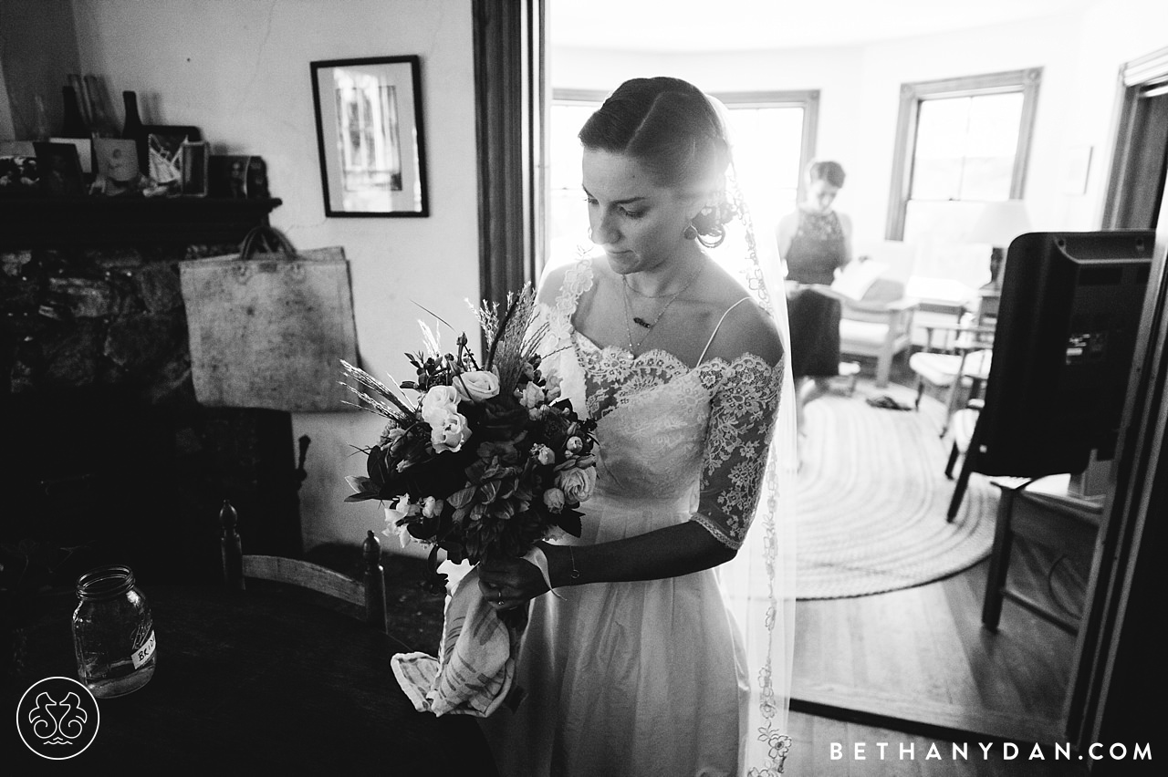 Orrs Island Maine Private Property Wedding