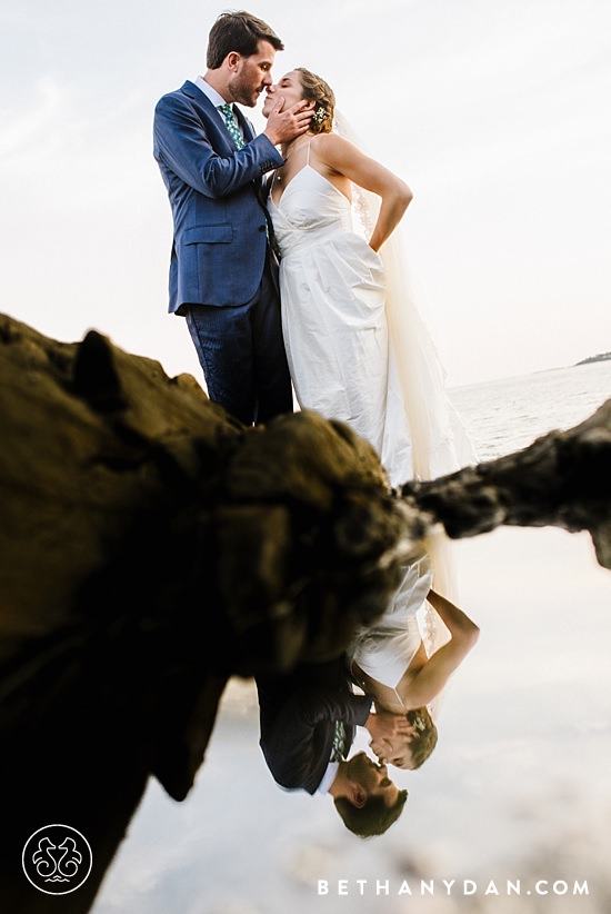 Orrs Island Maine Private Property Wedding