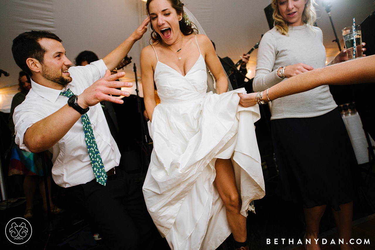 Orrs Island Maine Private Property Wedding