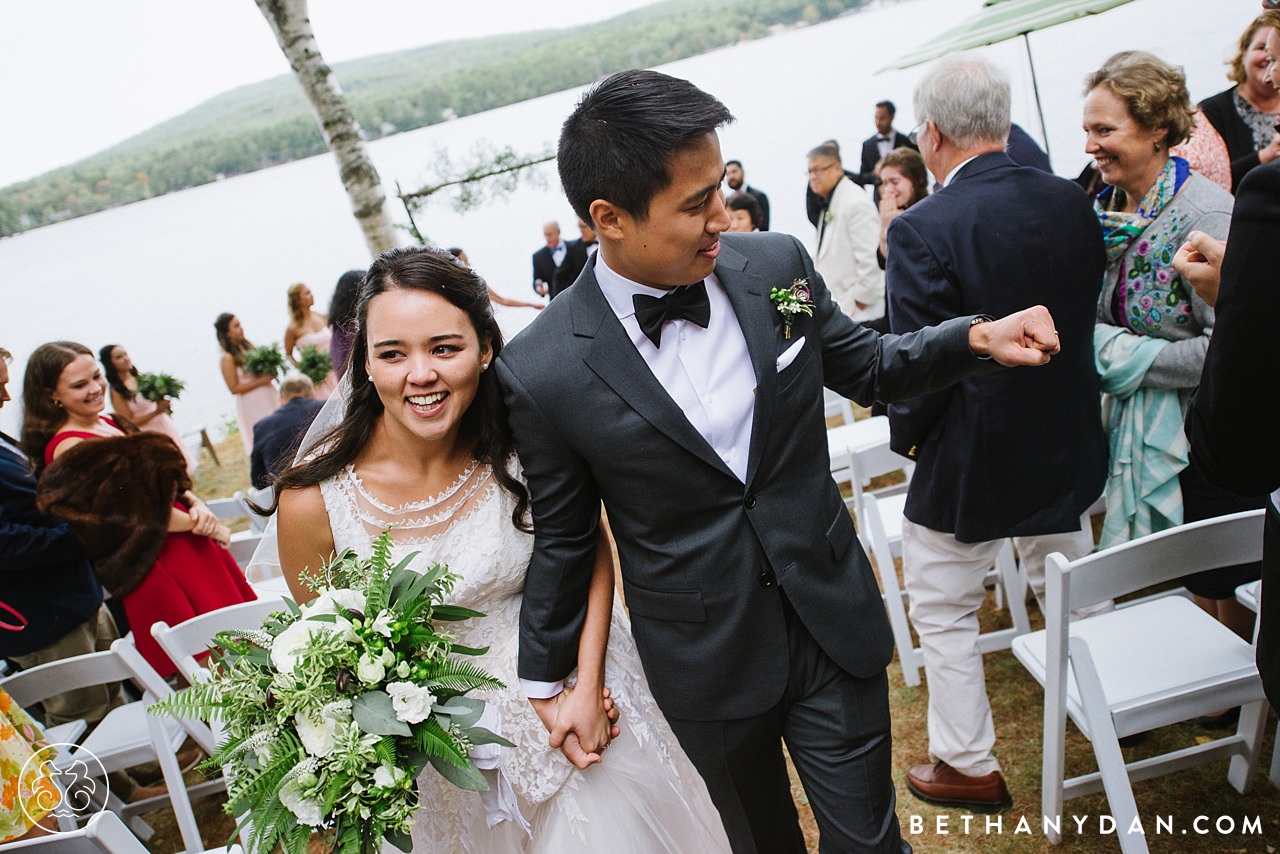 Maine Lake Cabin Wedding