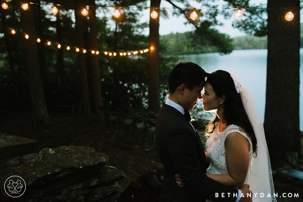 Maine Lake Cabin Wedding