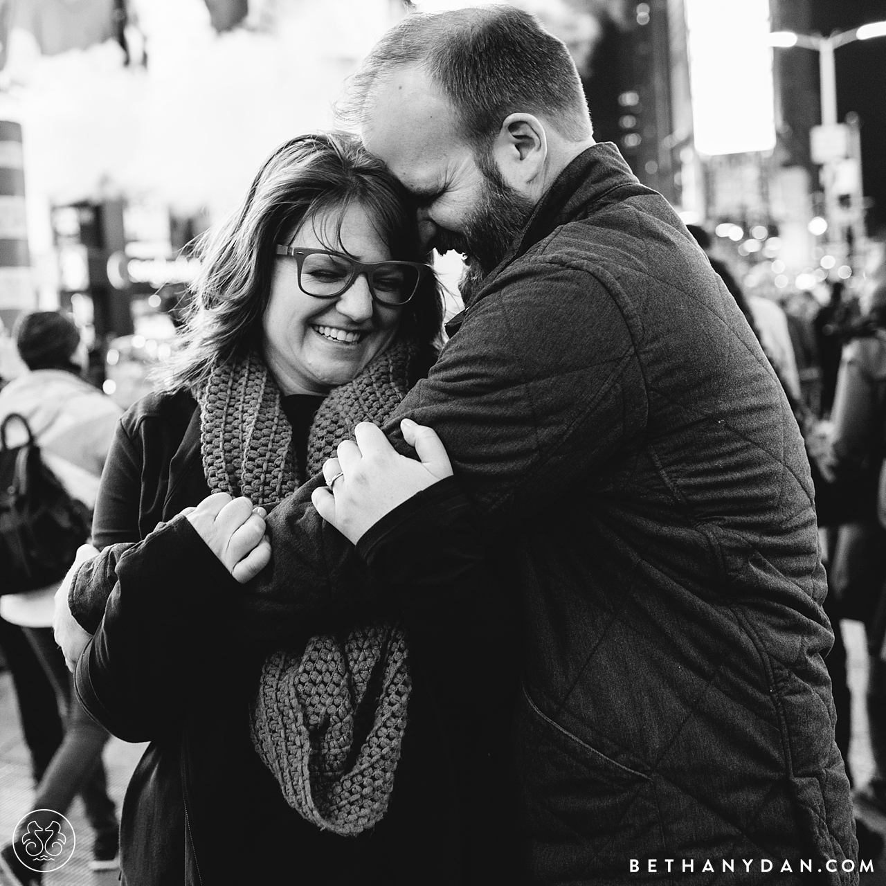 Times Square Engagement Session