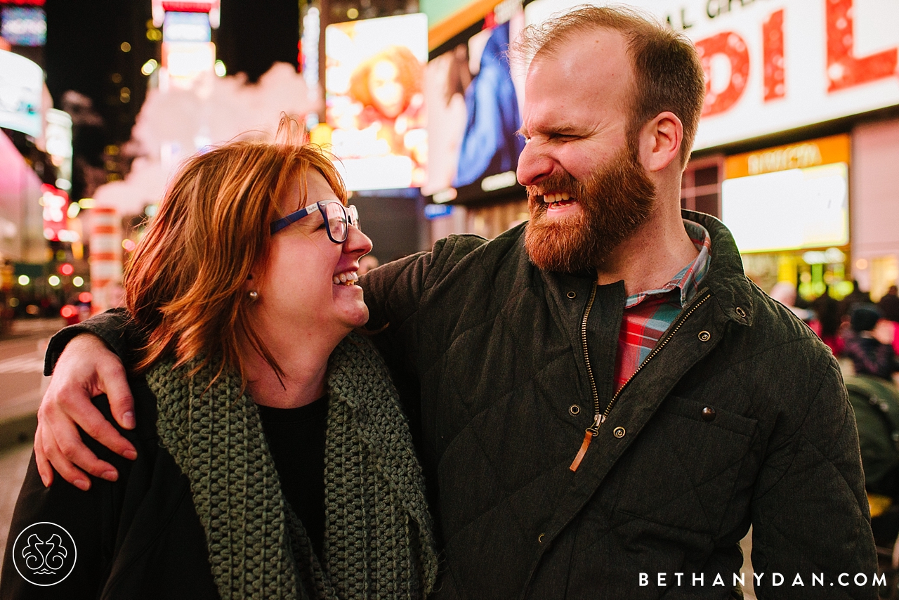 Times Square Engagement Session