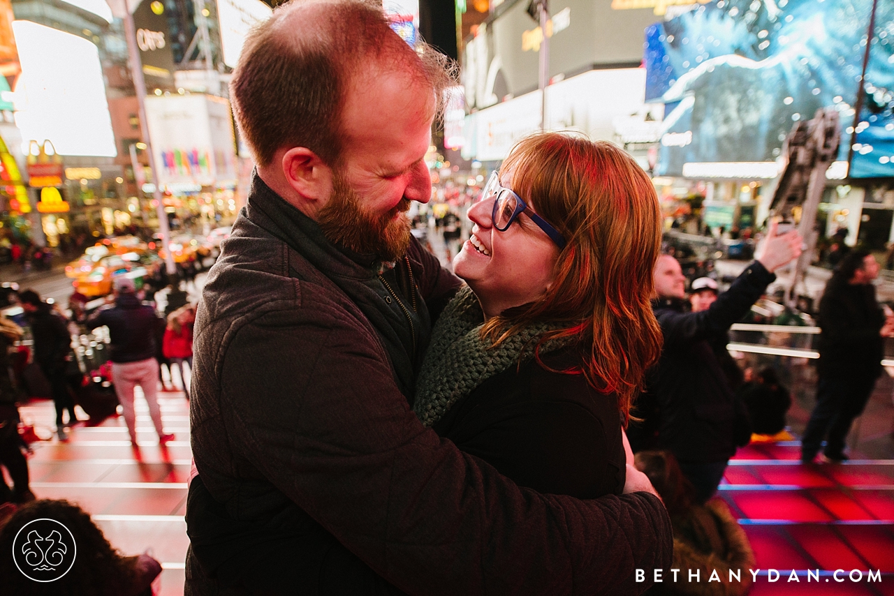 Times Square Engagement Session