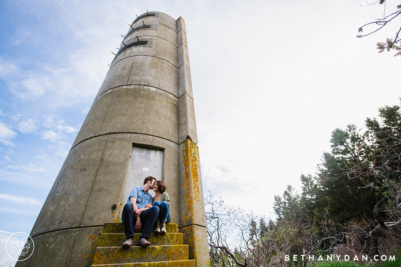 Two Lights State Park Engagement Session