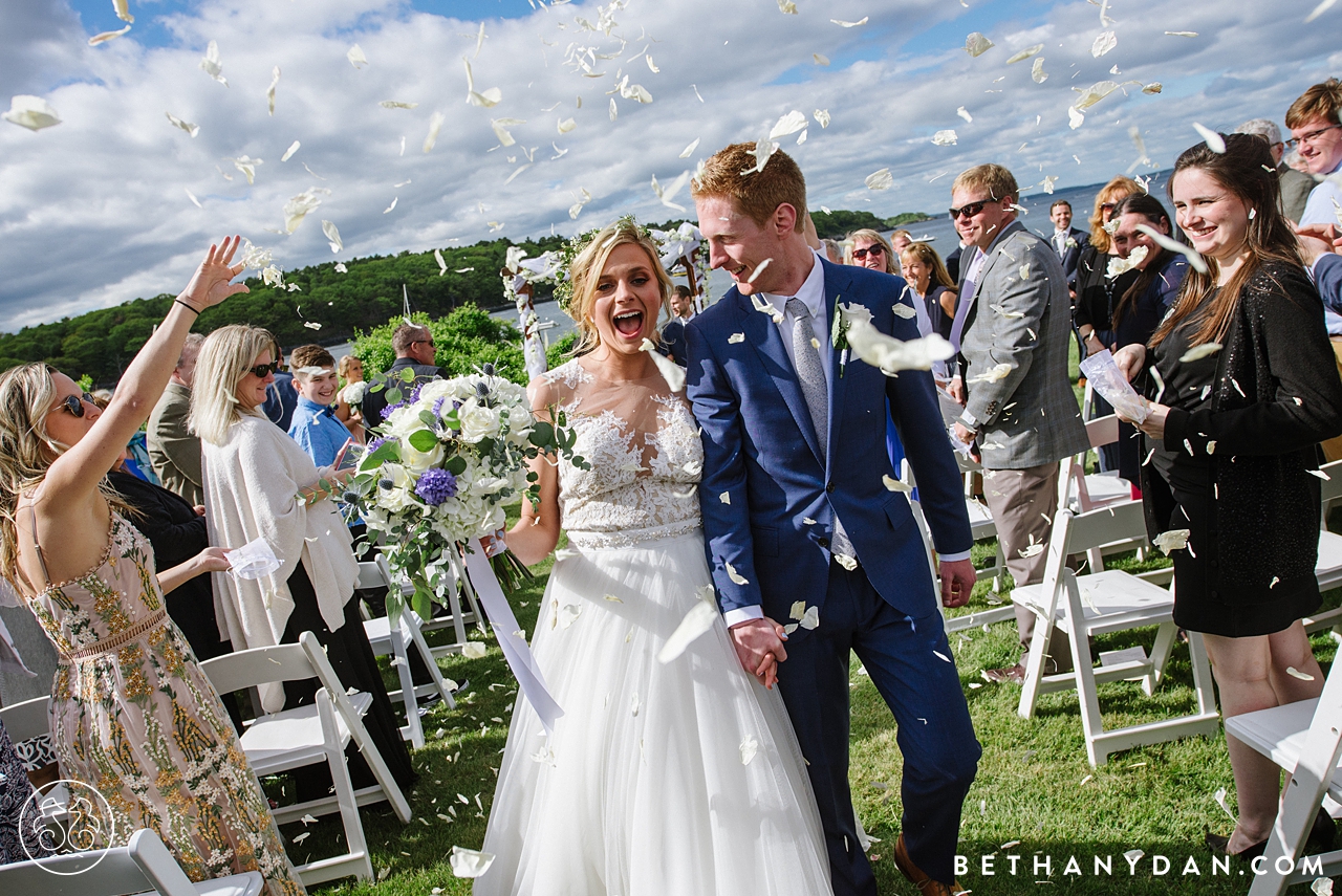 Peaks Island Maine Wedding