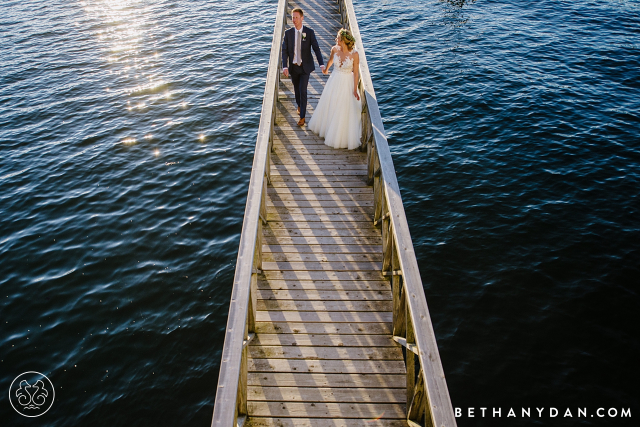 Peaks Island Maine Wedding