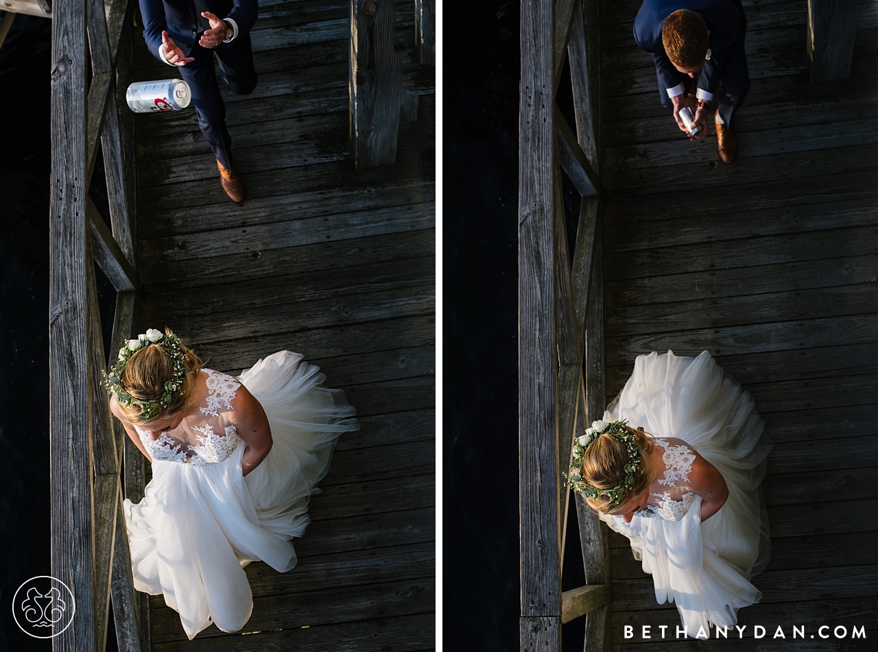 Peaks Island Maine Wedding