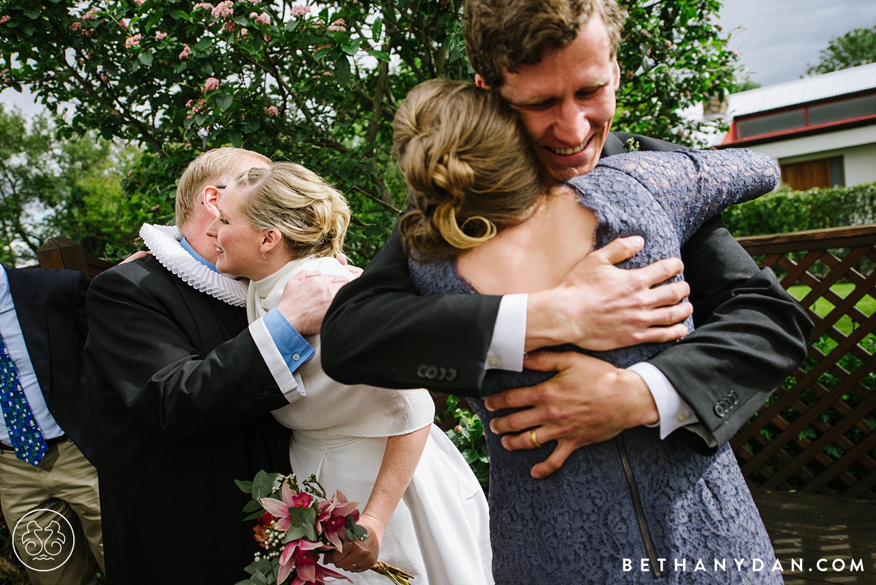 Reykjavík Iceland Backyard Wedding