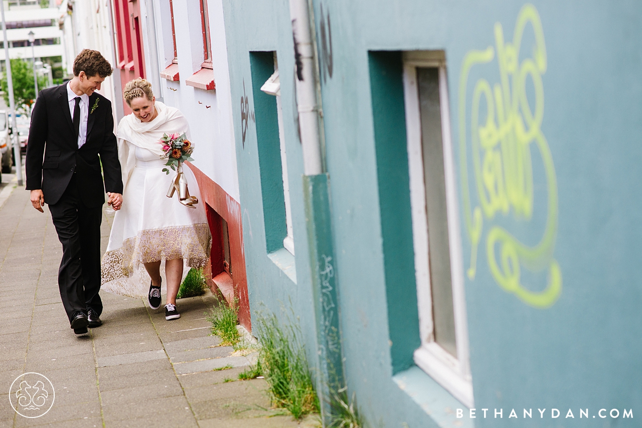 Reykjavík Iceland Backyard Wedding