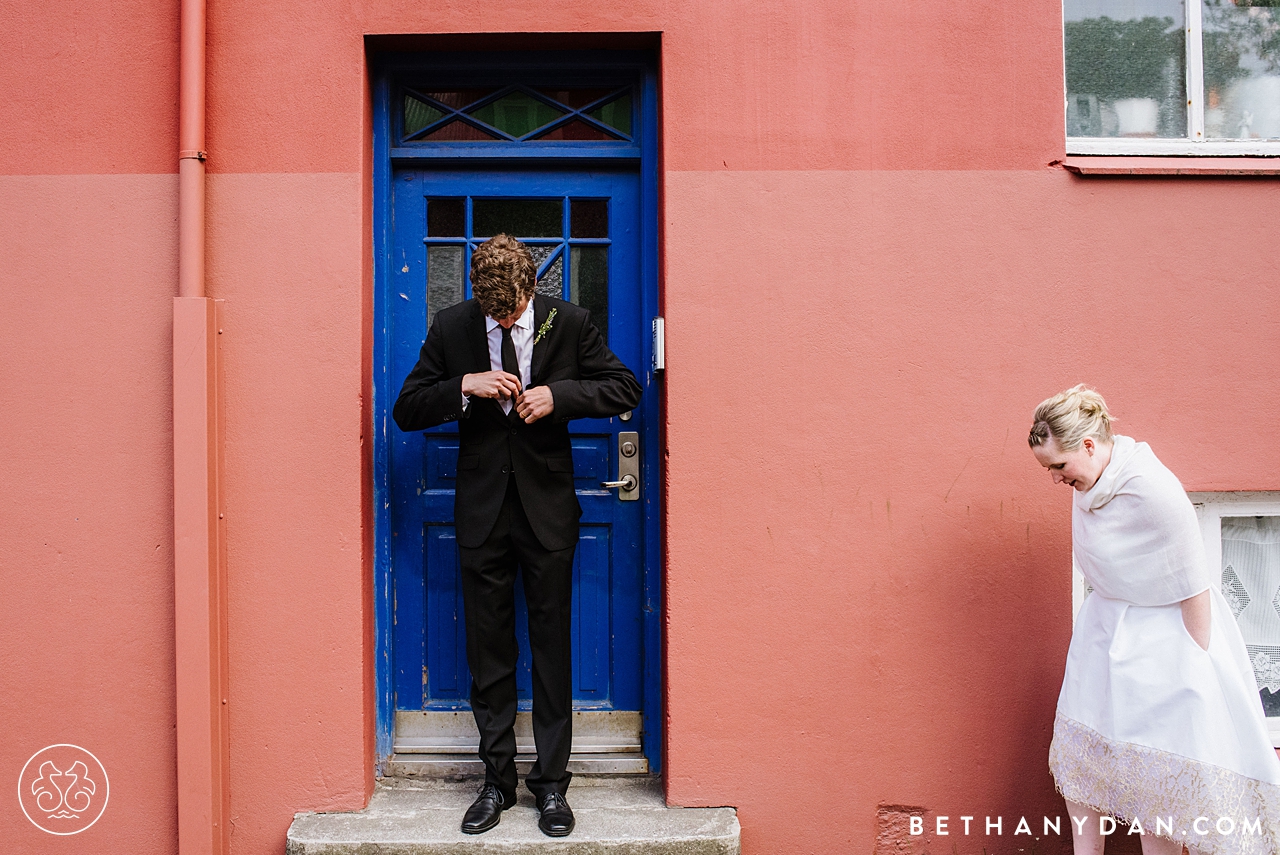 Reykjavík Iceland Backyard Wedding