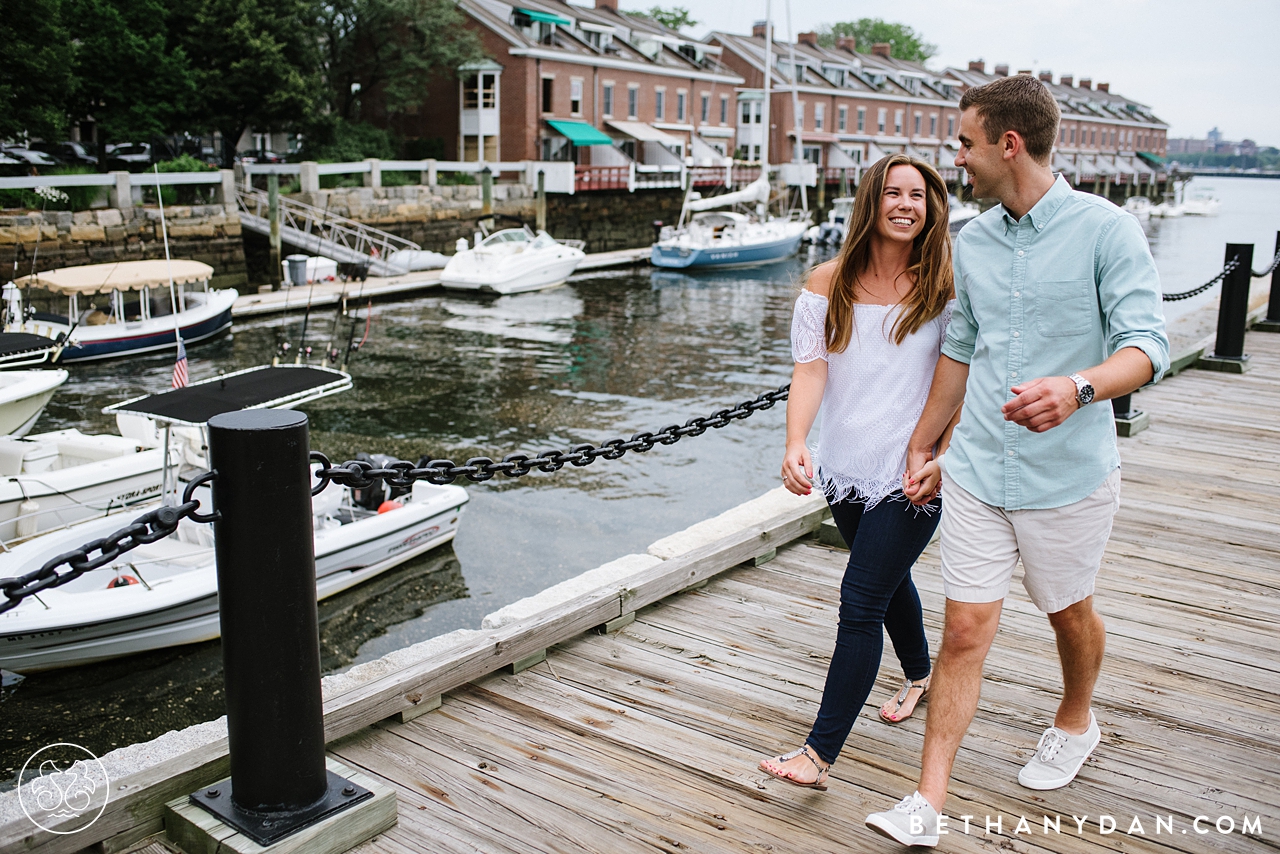 Boston North End Engagement Session