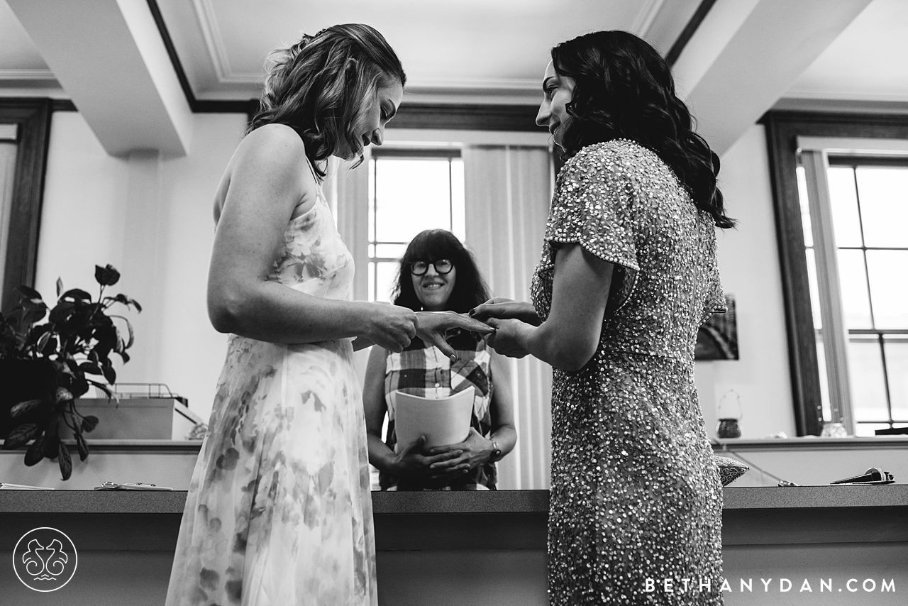 Portland City Hall Same-Sex Elopement