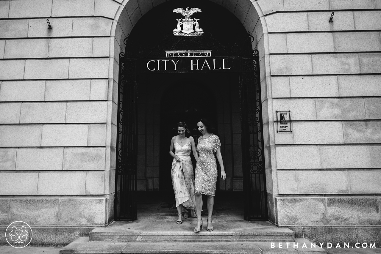 Portland City Hall Same-Sex Elopement