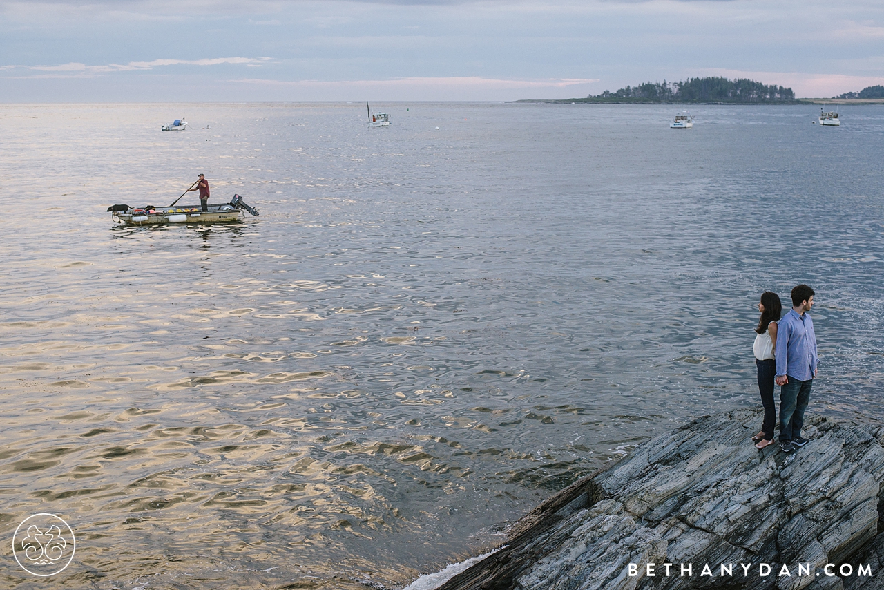 Kettle Cove Maine Engagement Session