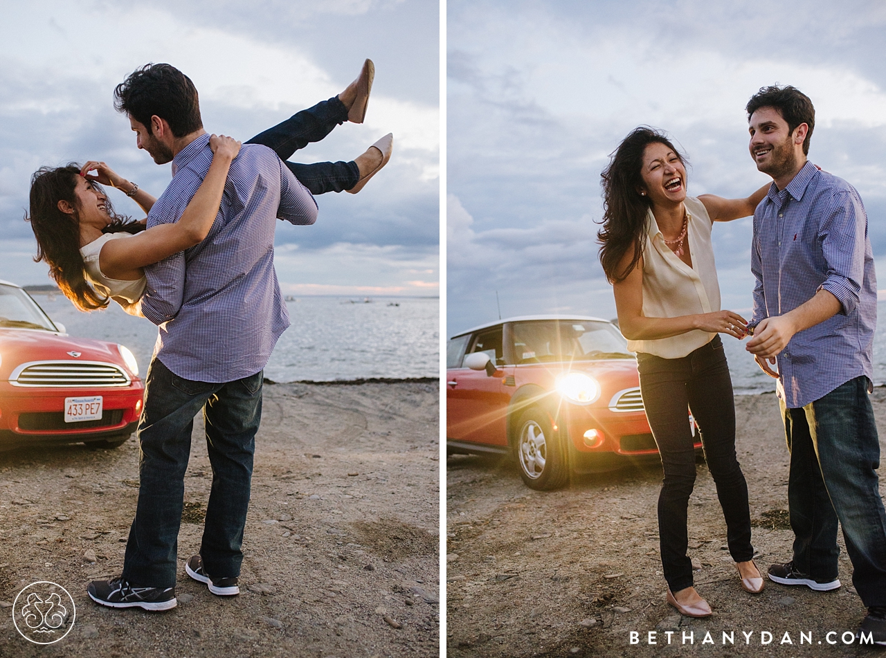 Mini Cooper Engagement Session