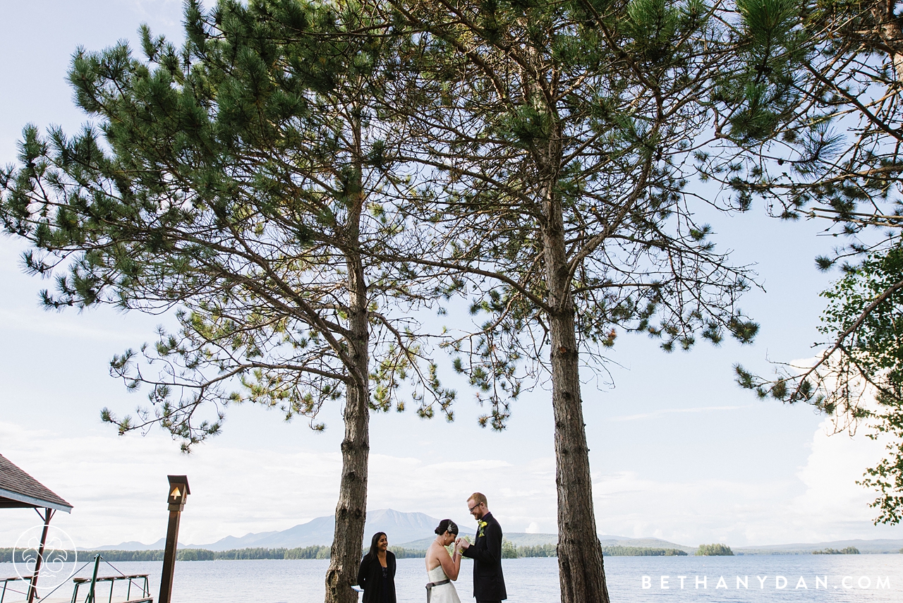 New England Outdoor Center Wedding NEOC