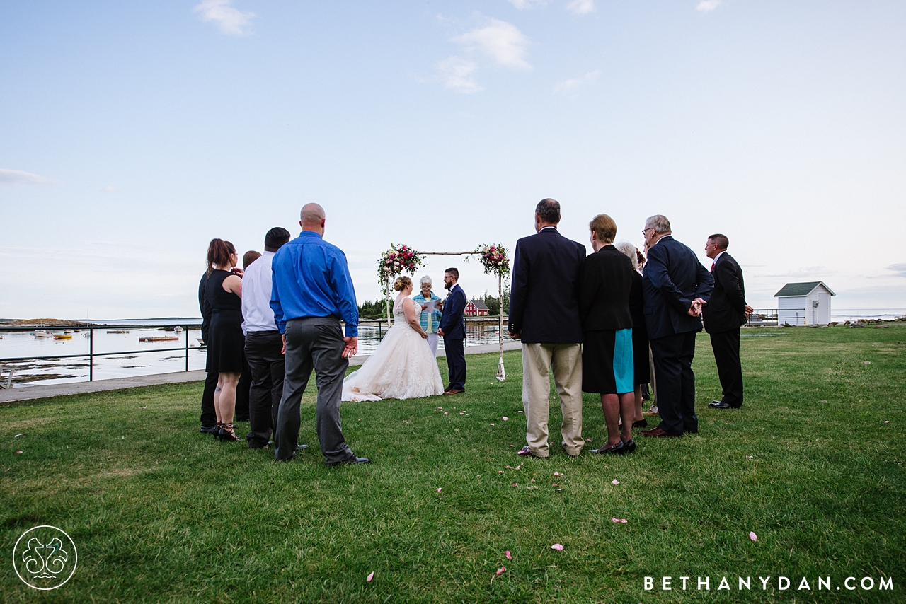 Boothbay Harbor Maine Intimate Wedding