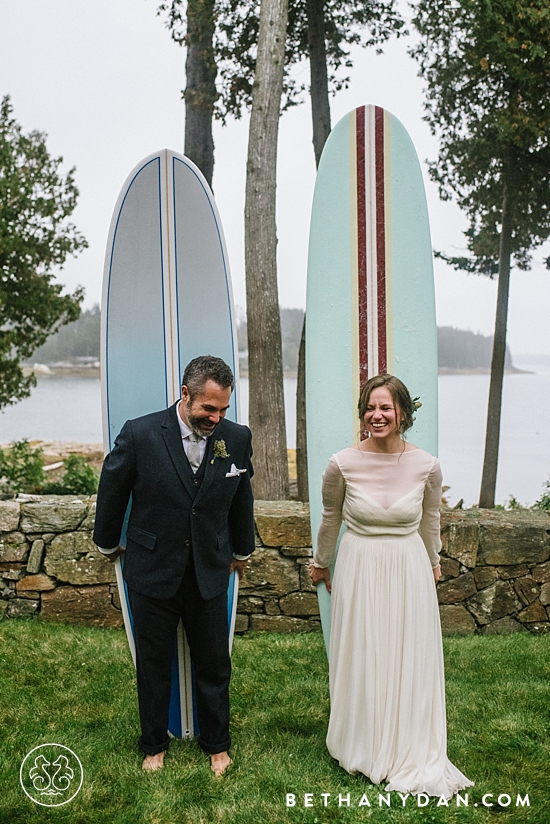 Intimate Oceanside Maine Wedding