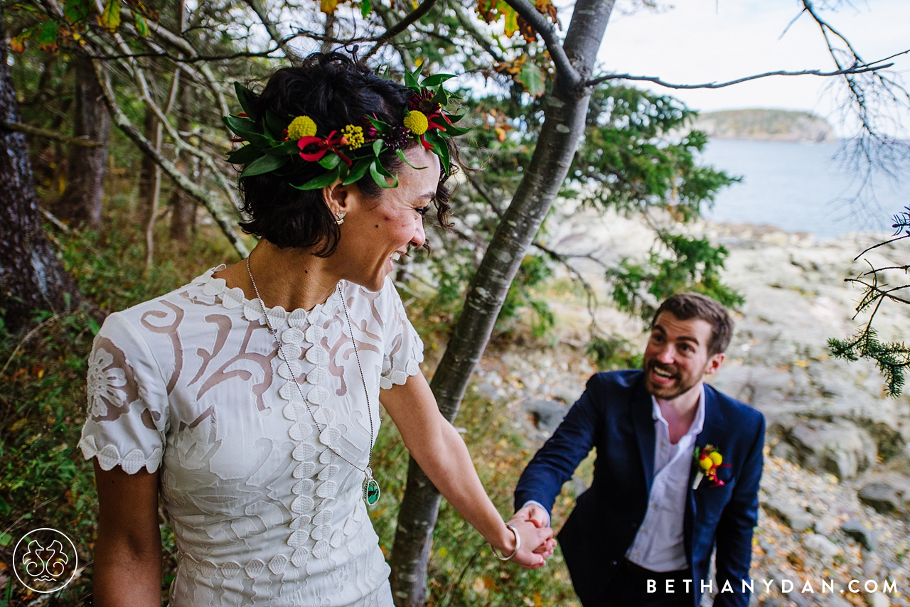 Bar Harbor Maine Elopement