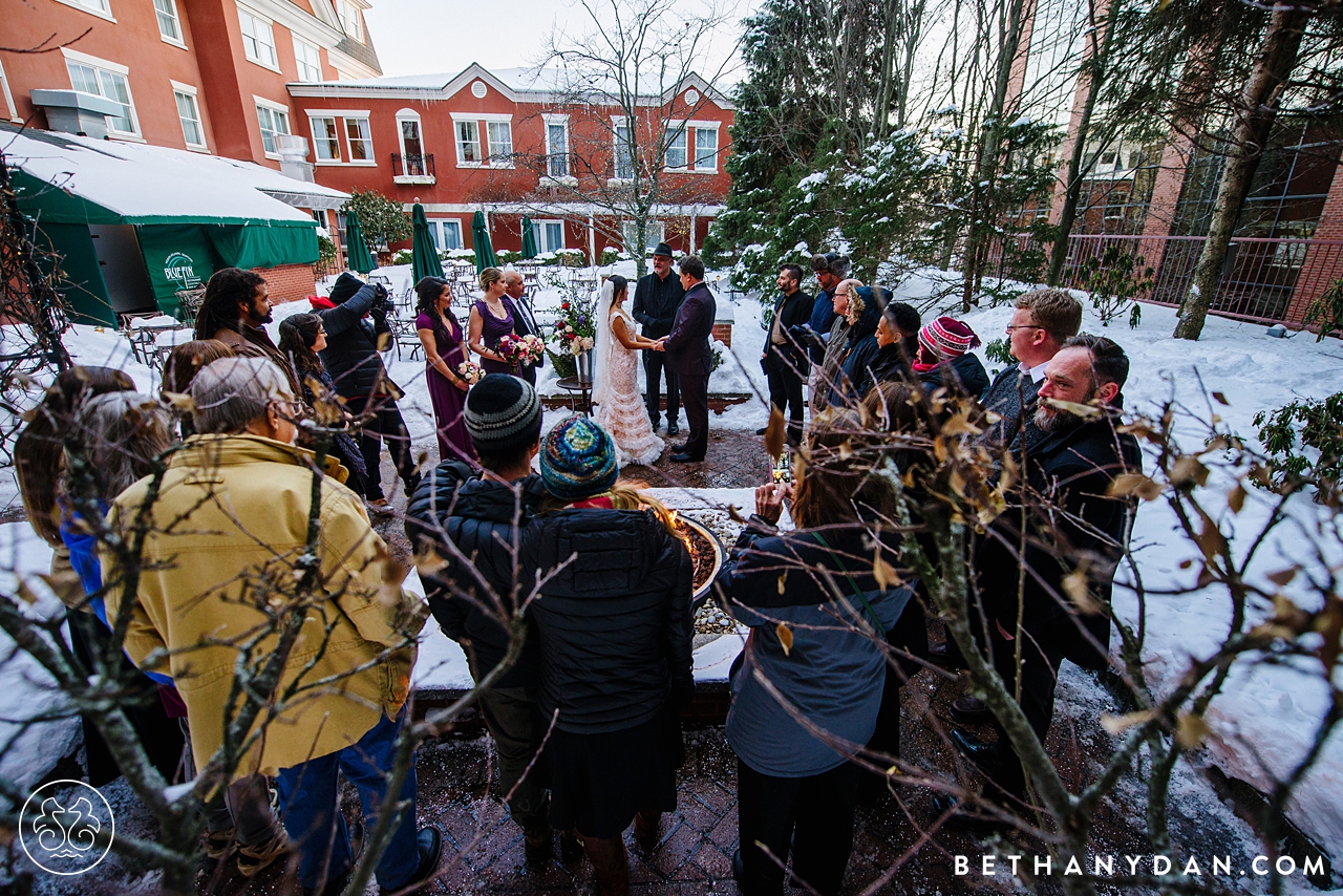 Portland Maine Winter Elopement