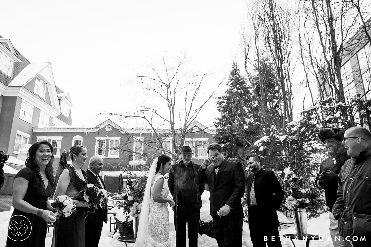 Portland Maine Winter Elopement