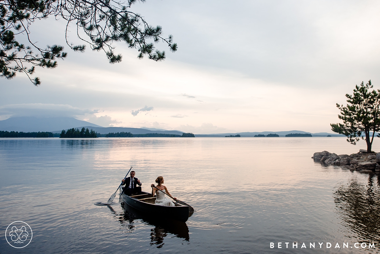 New England Outdoor Center Maine Wedding