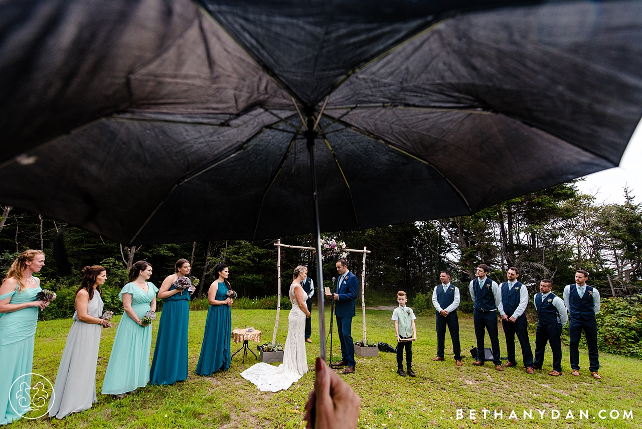 Portland Maine Backyard Wedding