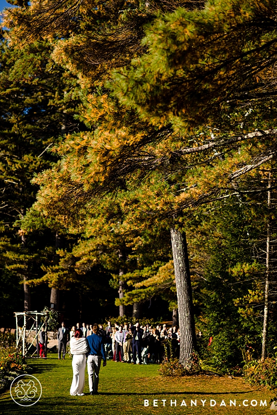 Migis Lodge Maine Wedding