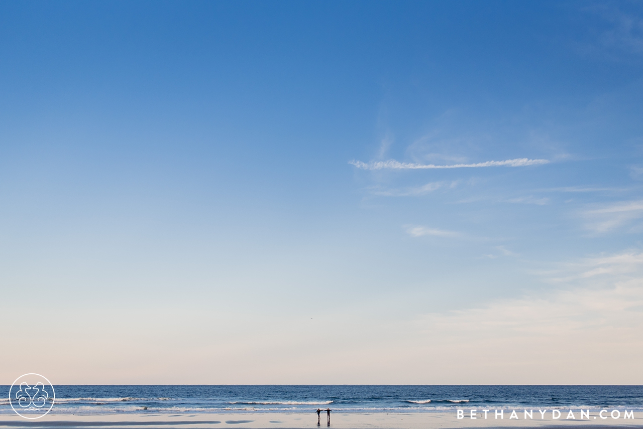 Wells Beach Maine Engagement Session