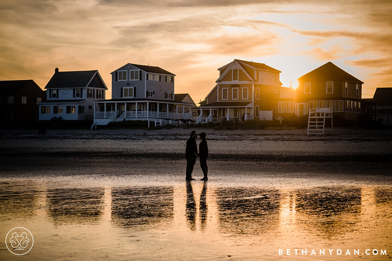 Wells Beach Maine Engagement Session