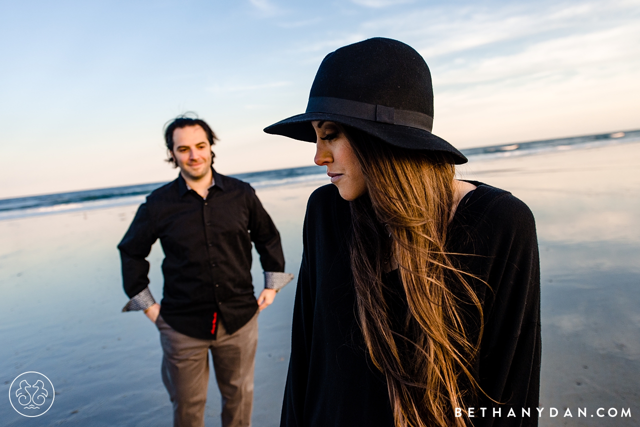 Wells Beach Maine Engagement Session