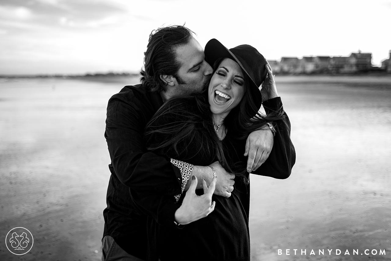 Wells Beach Maine Engagement Session