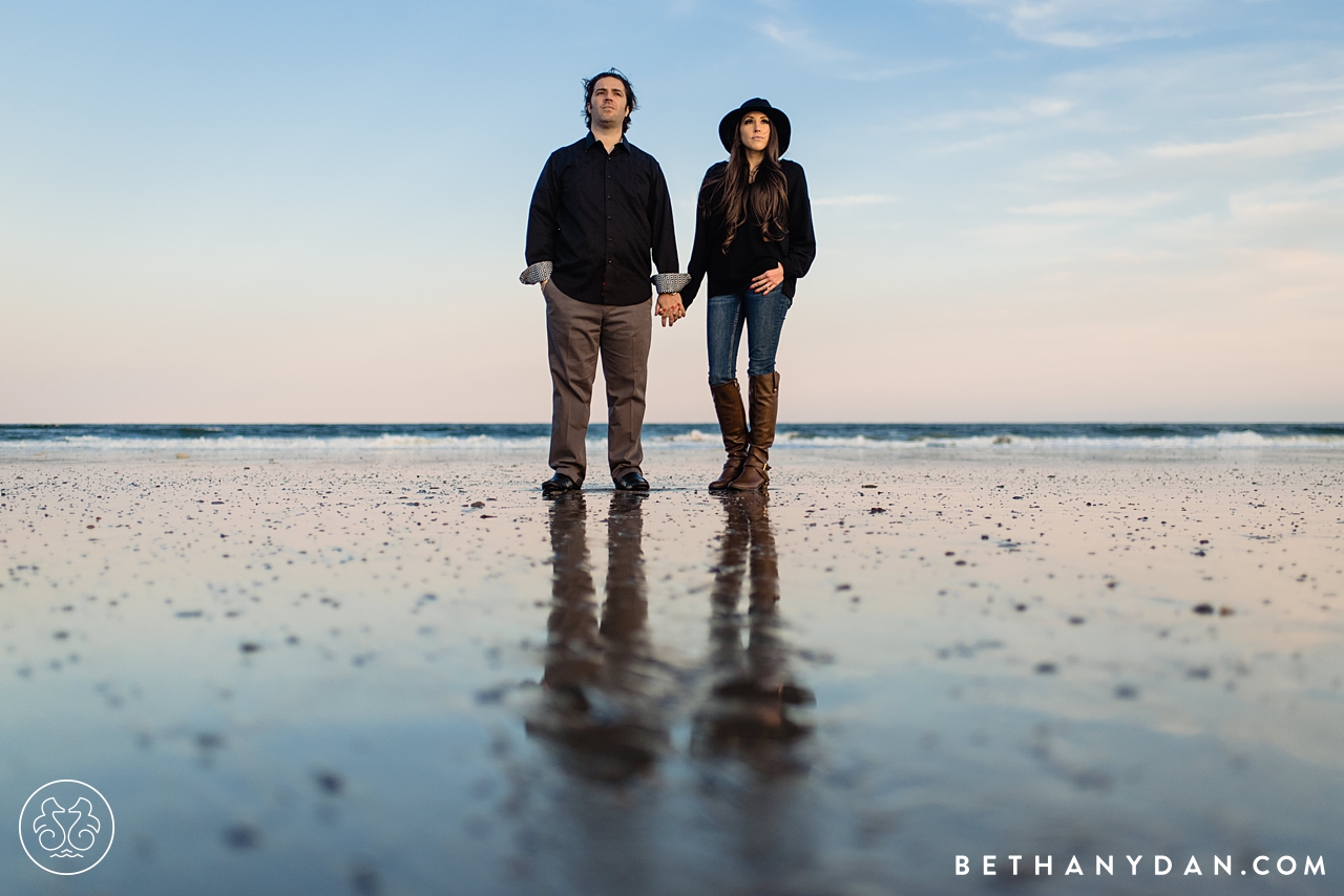 Wells Beach Maine Engagement Session