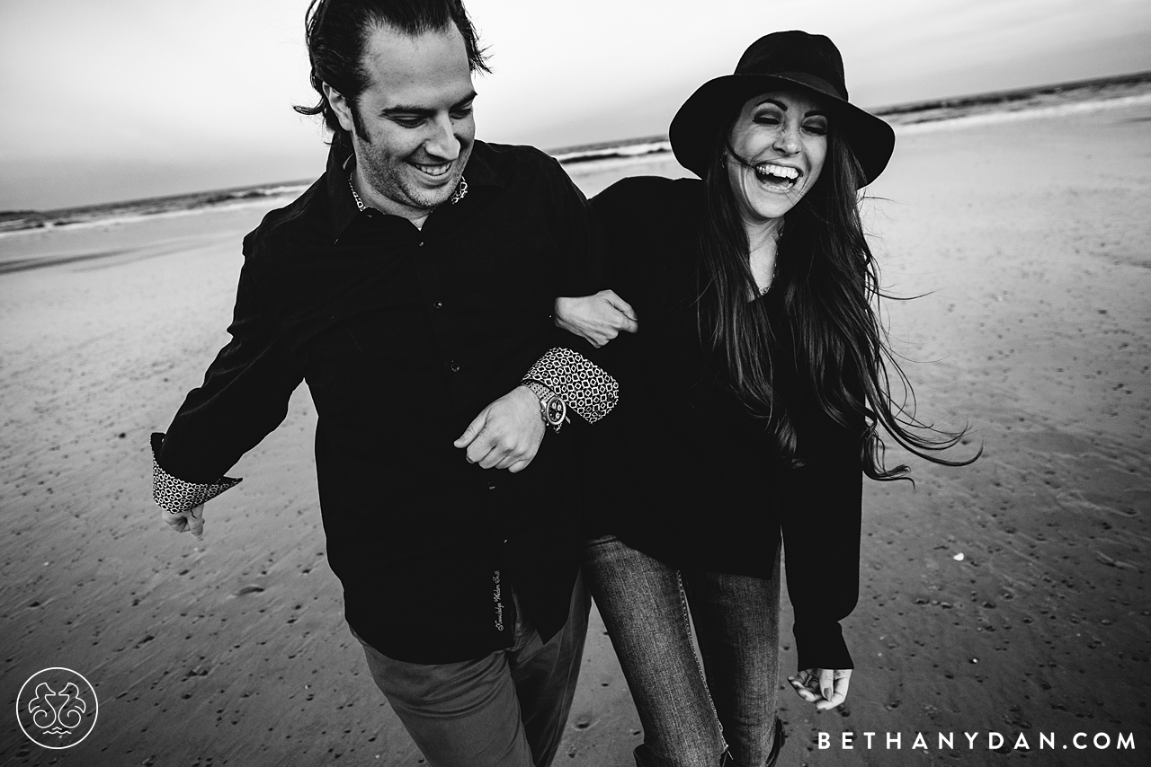Wells Beach Maine Engagement Session