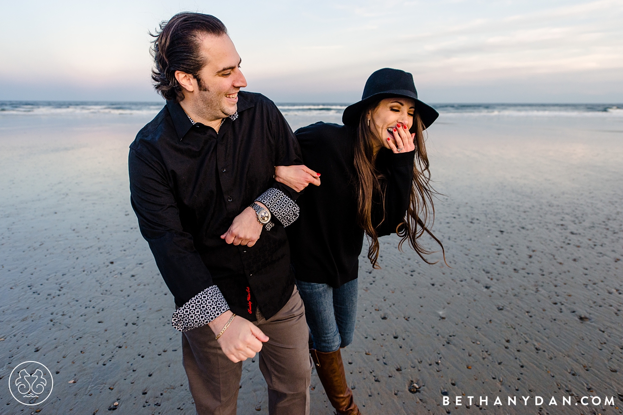 Wells Beach Maine Engagement Session