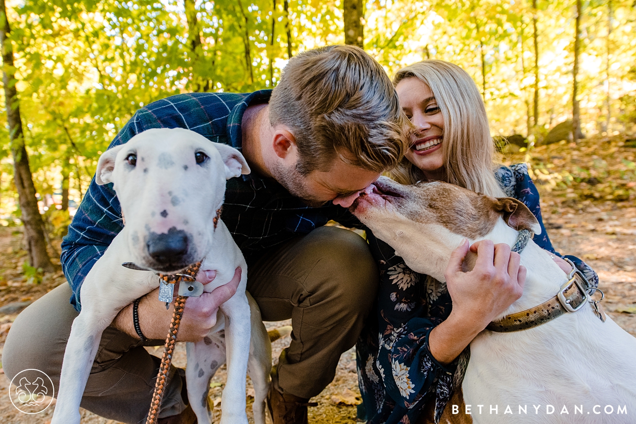 Sebago Lake Maine Engagement Session