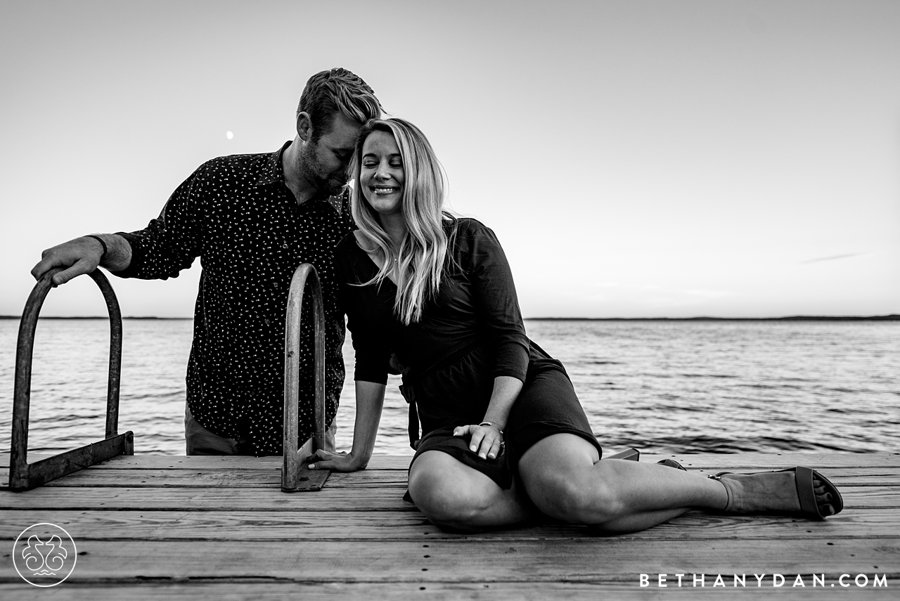 Sebago Lake Maine Engagement Session