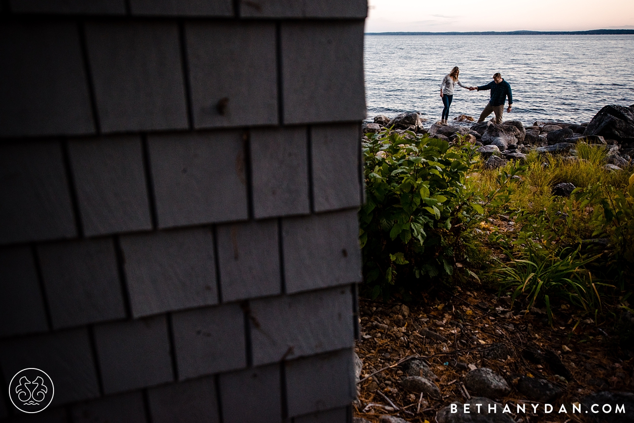 Sebago Lake Maine Engagement Session