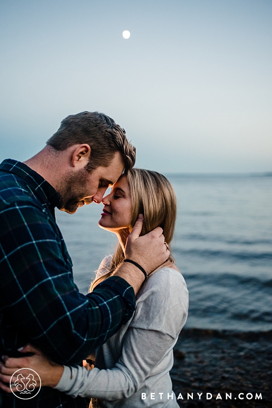 Sebago Lake Maine Engagement Session