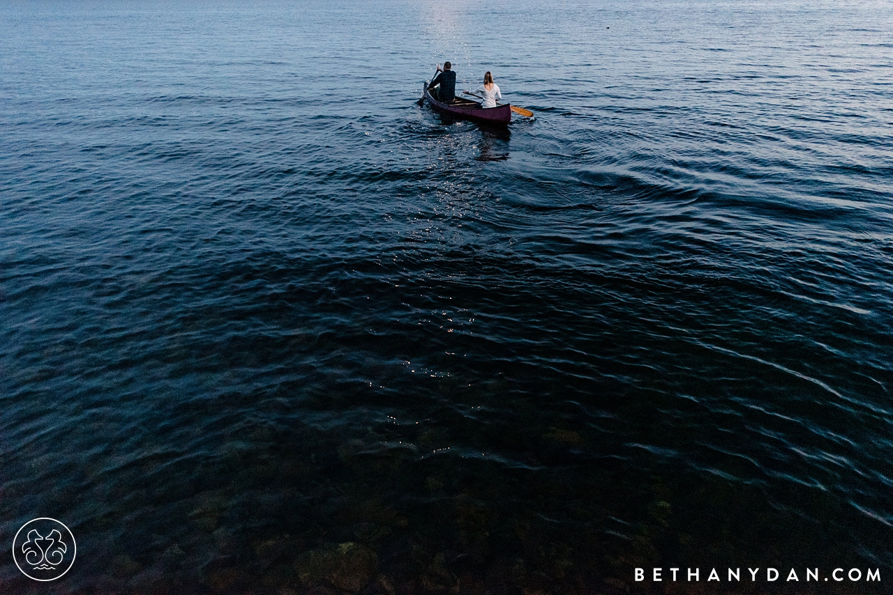 Sebago Lake Maine Engagement Session