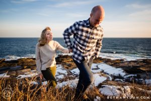 Two Lights State Park Engagement Session