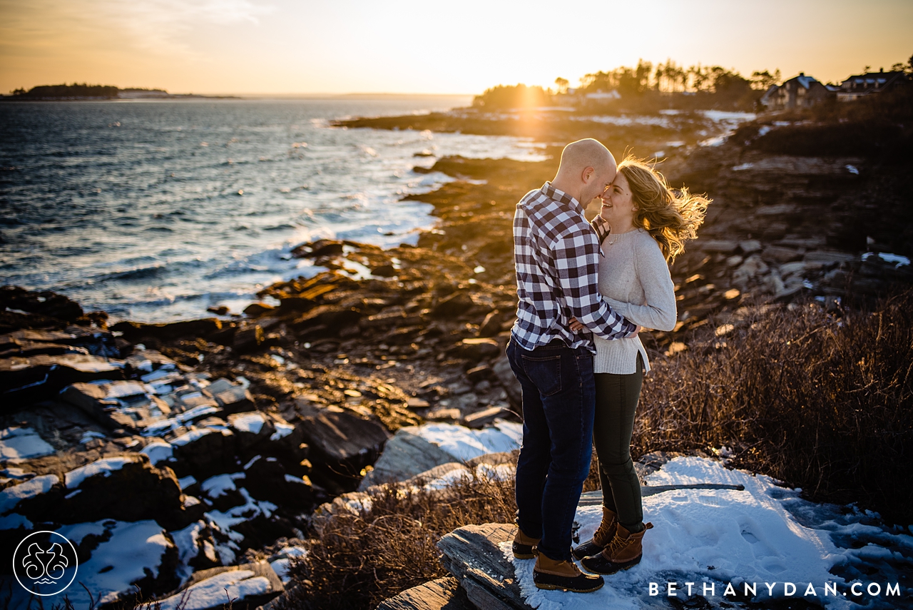 Two Lights State Park Engagement Session