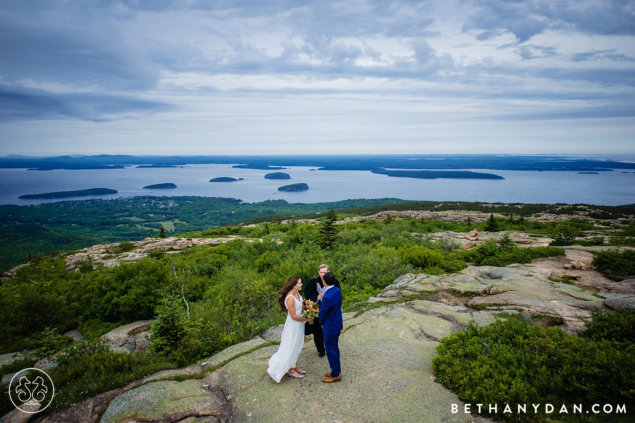 Bar Harbor Summertime Elopement