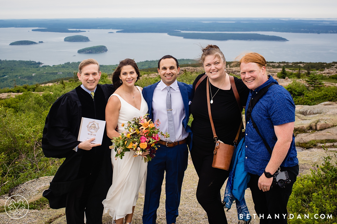 Bar Harbor Summertime Elopement