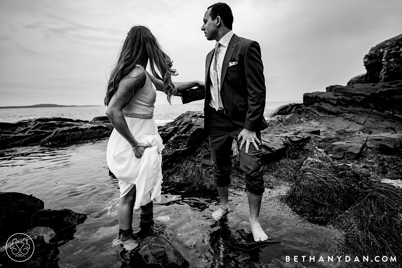 Bar Harbor Summertime Elopement