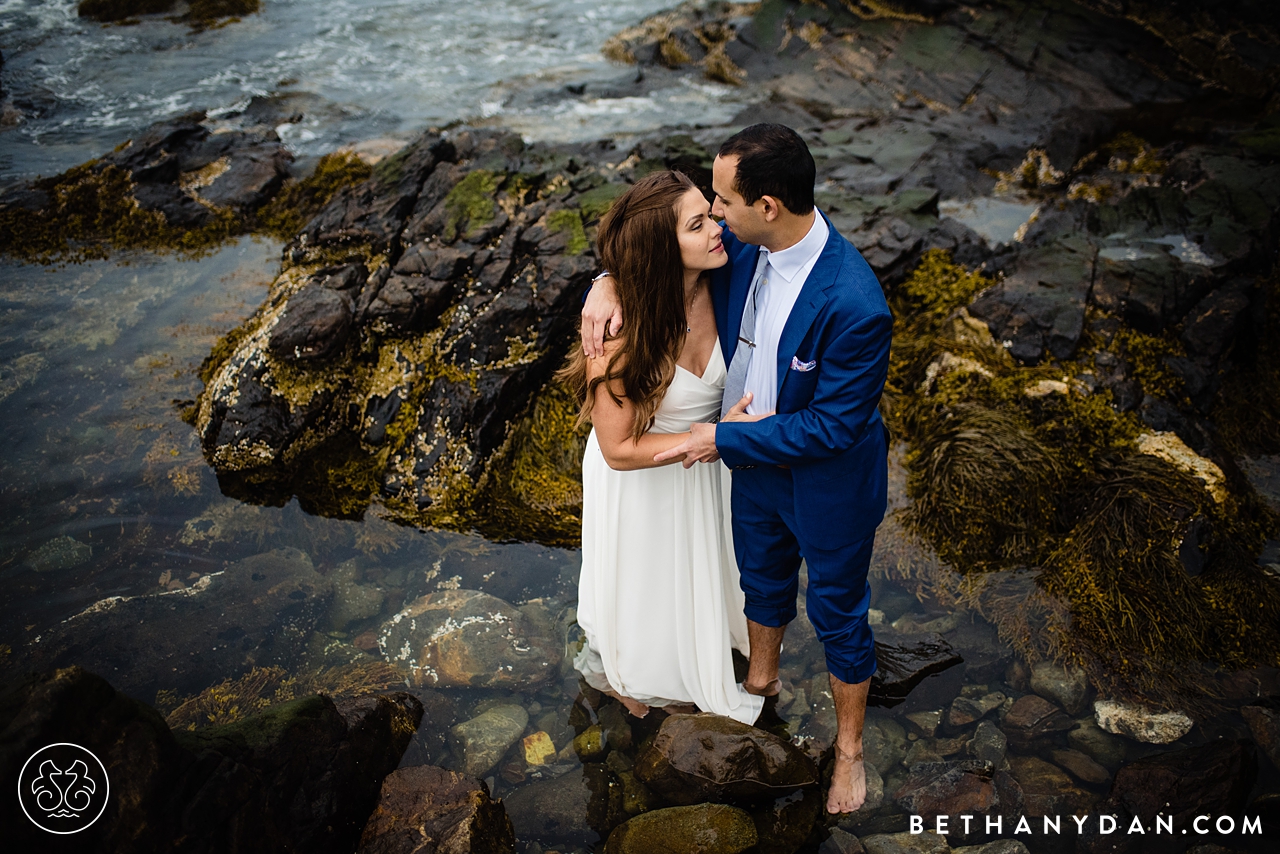 Bar Harbor Summertime Elopement